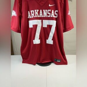 Nike Red Arkansas Razorbacks Jersey— Custom GeeGee